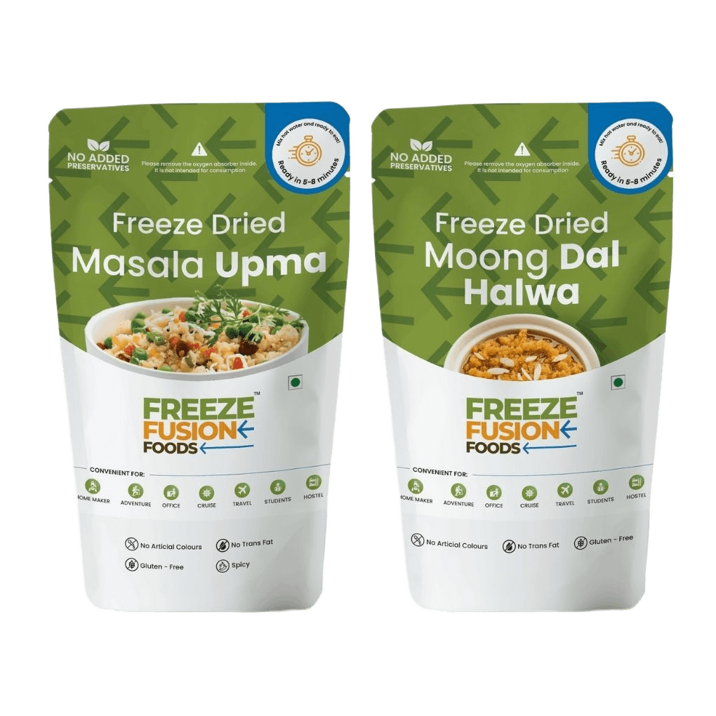 Masala Upma & Moong Dal Halwa Combo
